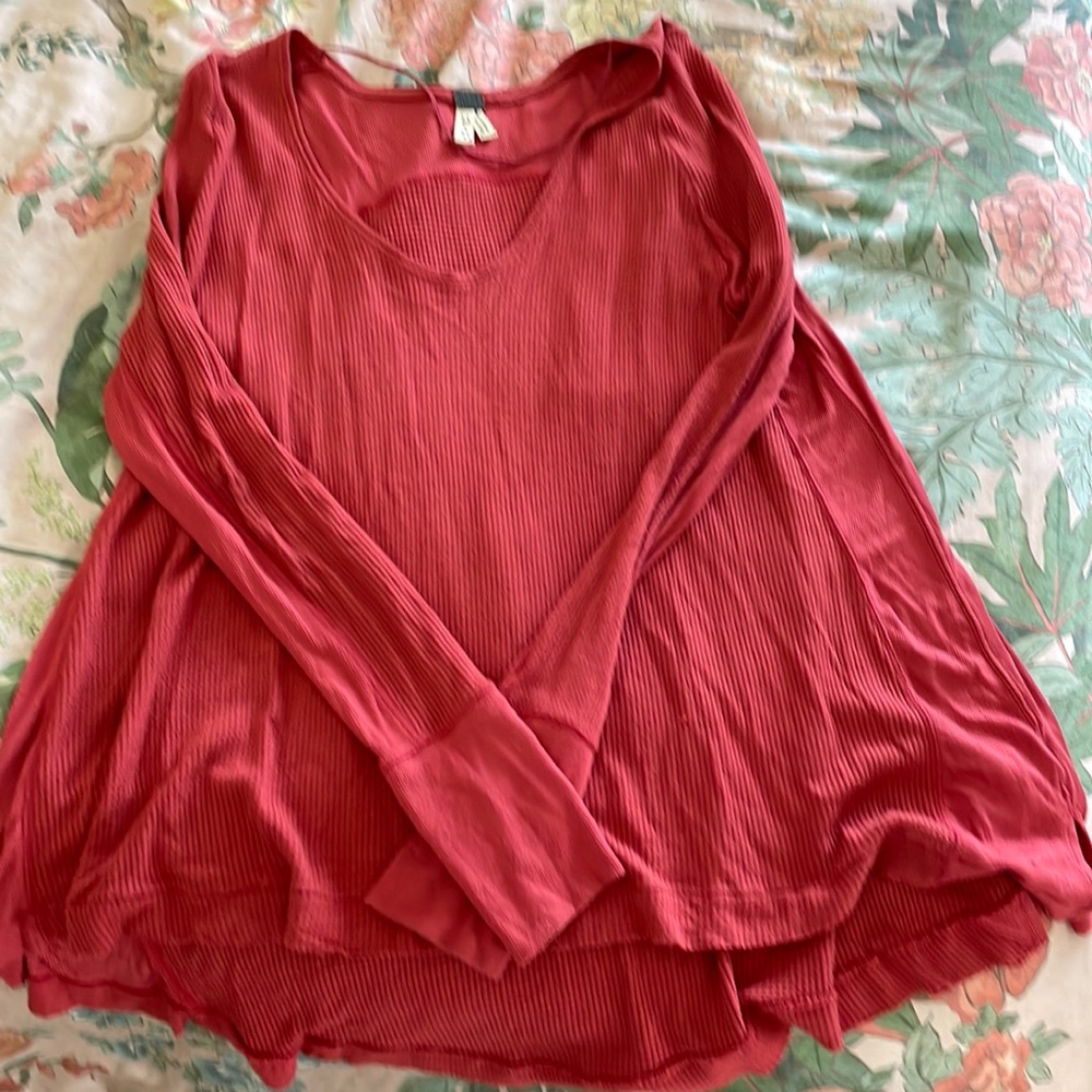 Free People Rust sweater